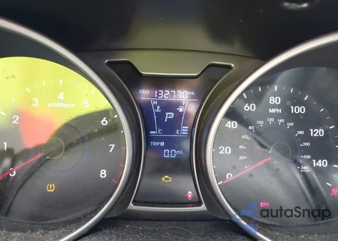 2013 Hyundai Veloster Base W/Gray from USA, damaged, VIN KMHTC6AD3DU087749